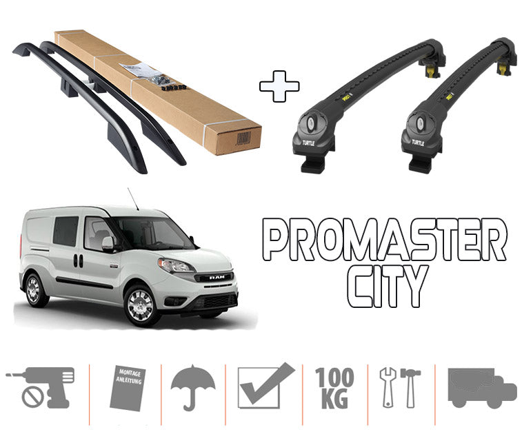 for Ram Promaster City Roof Rails and Roof Rack Cross Bars Plus Black Color for Ram Promaster City Roof Rails and Roof Rack Cross Bars Plus Black Color